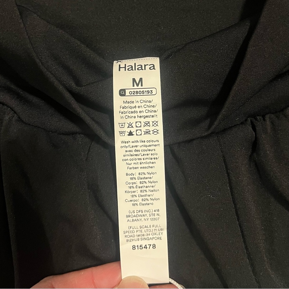 Halara Softlyzero Airy Shorts Women’s Medium Black NWT - Picture 4 of 7